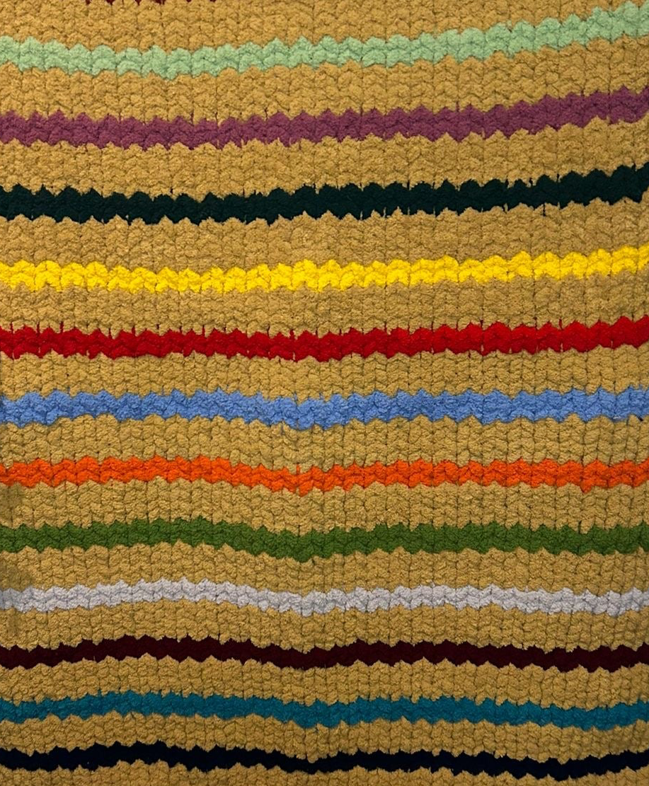 Light brown multi blanket