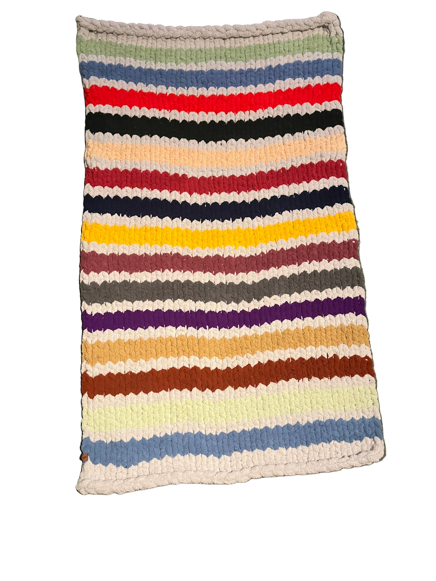 Handmade chunky knit blanket