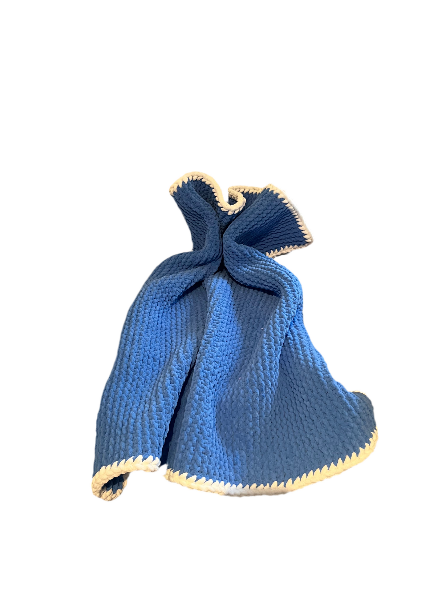 Blue baby blanket 79x79cm