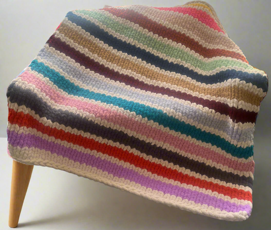 Handmade chunky knit blanket