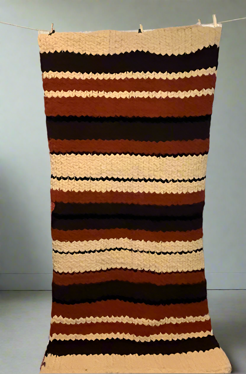 Handmade chunky knit blanket